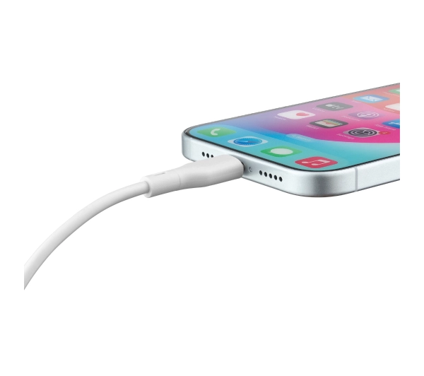 QUALO USB-C do USB-C 1,5m 3A Biały