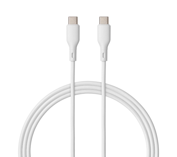 QUALO USB-C do USB-C 1,5m 3A Biały