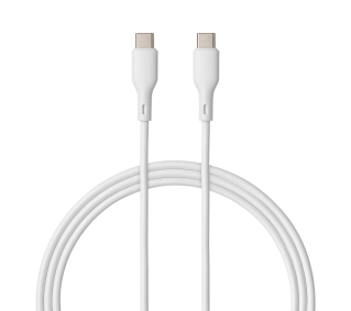 QUALO USB-C do USB-C 1,5m 3A Biały
