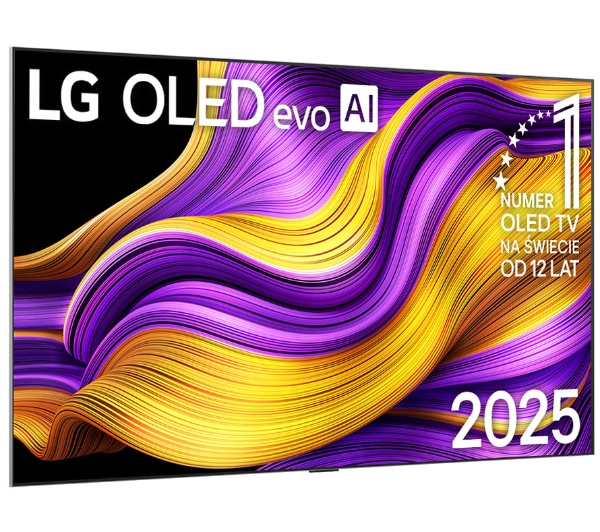 LG OLED77G54LW 77" OLED evo AI 4K 165Hz webOS Dolby Vision Dolby Atmos HDMI 2.1 DVB-T2  Bez podstawy - ⚡ EURO HIT CENOWY! ⚡ - Kup na Raty - RRSO 0%
