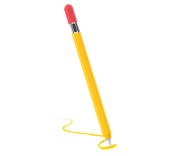 DooDroo do Apple Pen USB-C Żółty + 5 Nasadek