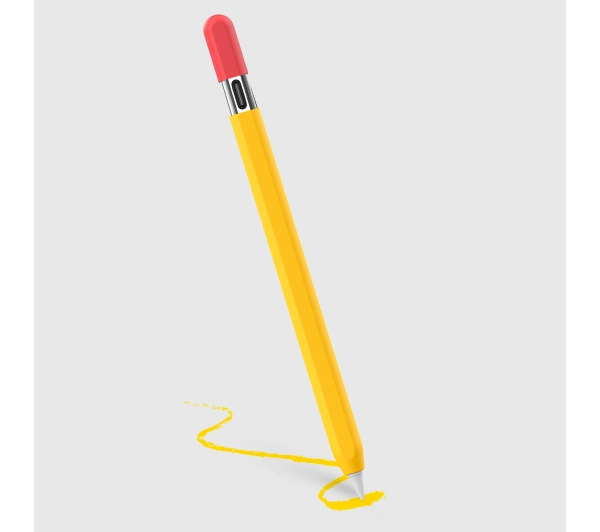 DooDroo do Apple Pen USB-C Żółty + 5 Nasadek