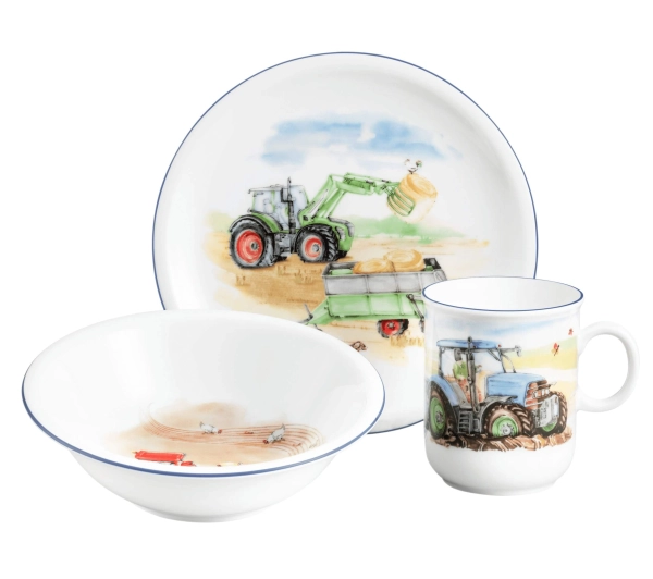 Zastawa stołowa - Seltmann Compact Mój Traktor 3 elementy