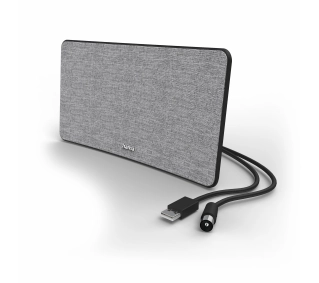 Hama 221087 DVB-T2 Fabric Design Płaska Szary