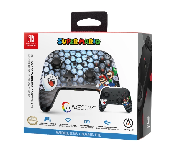PowerA Enhanced Wireless Controller with Lumectra Mario Peek-A-Boo do Nintendo Switch Bezprzewodowy
