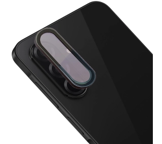 Bizon na aparat z aplikatorem Snap Lens do Galaxy A26 5G czarna ramka