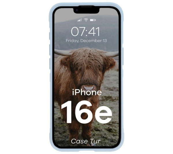 Bizon Tur do iPhone 16e Jasnoniebieski