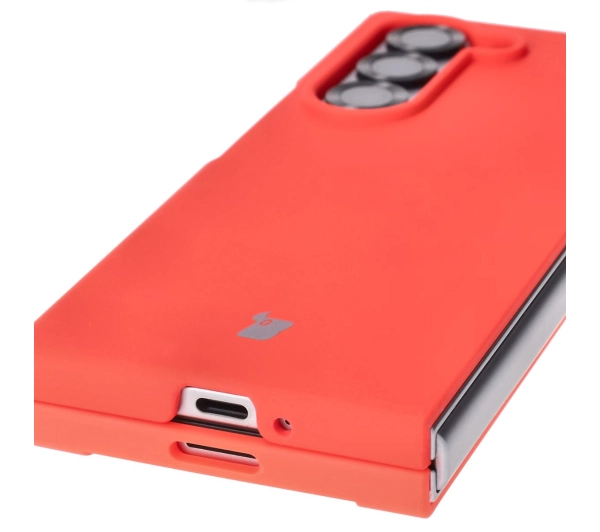 Bizon Silikonowe Soft do Galaxy Z Fold6 Czerwony