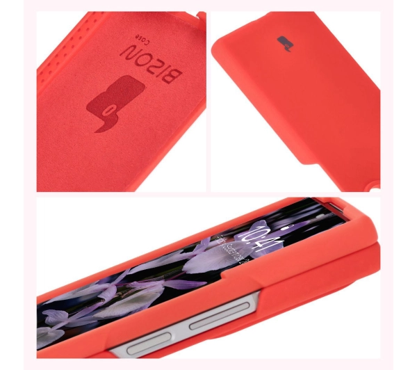 Bizon Silikonowe Soft do Galaxy Z Fold6 Czerwony