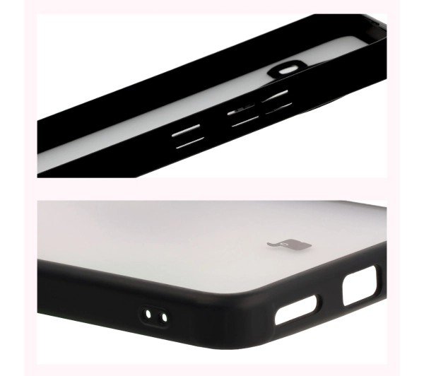 Bizon Angelo do Xiaomi Poco F7 Pro przydymione z Czarną ramką
