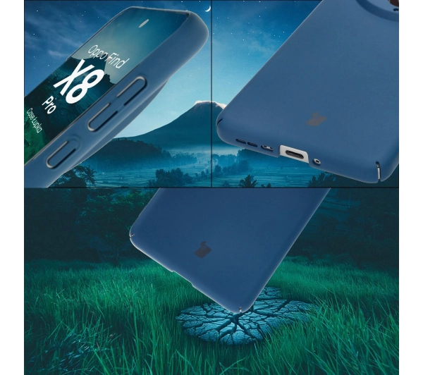 Bizon Łupka do Oppo Find X8 Pro Niebieski