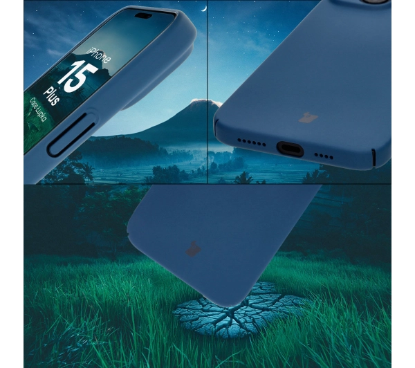 Bizon Łupka iPhone 15 Plus Niebieski