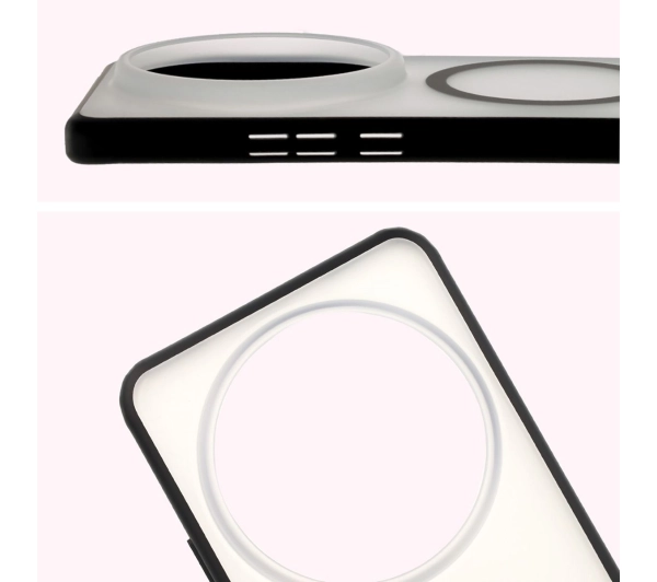 Bizon MatteO z MagSafe do Xiaomi 15 Ultra Przydymione-czarny