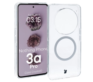 Bizon CrystalO z MagSafe do Nothing Phone 3a Pro Przezroczysty