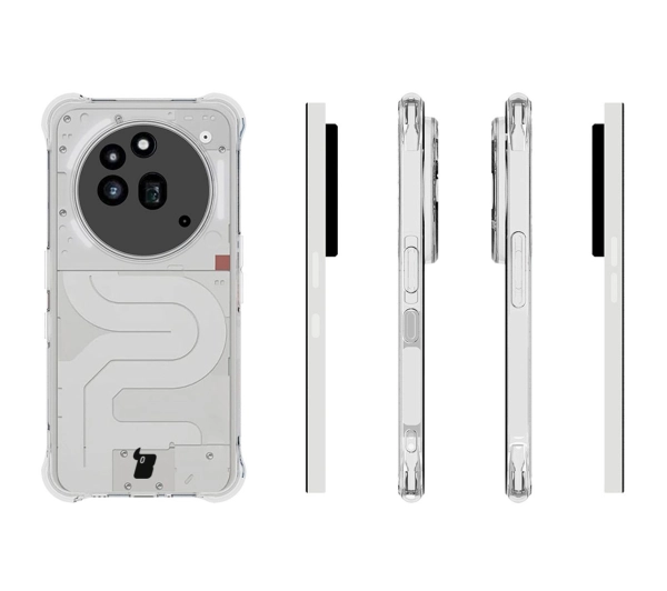 Bizon elastyczne etui Salpa + 2x szkło hartowane Clear Pack do Nothing Phone 3a Pro