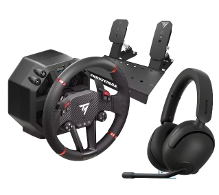 Thrustmaster T598 Direct Axial Drive do PC, PS4, PS5 Force Feedback + Słuchawki Sony INZONE H5 Czarny - Kup na Raty - RRSO 0%