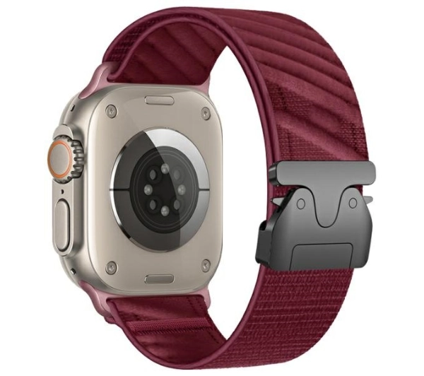 Beline do Apple Watch Oblique Parachute buckle 42/44/45/49mm Czerwony