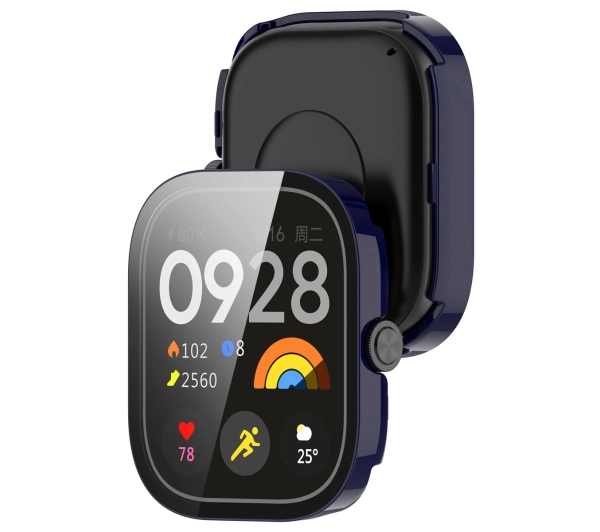 Bizon ze szkłem do Xiaomi Redmi Watch 5 niebieski