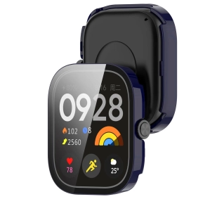 Bizon ze szkłem do Xiaomi Redmi Watch 5 niebieski