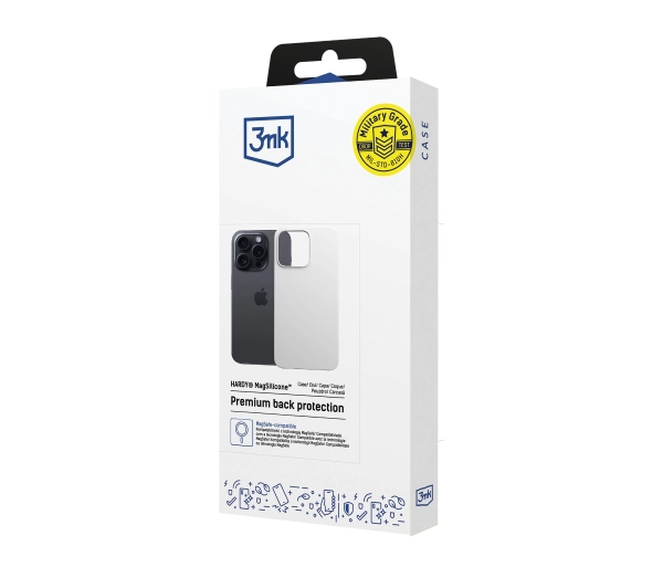 3mk Hardy MagSilicone White do iPhone 16 Pro