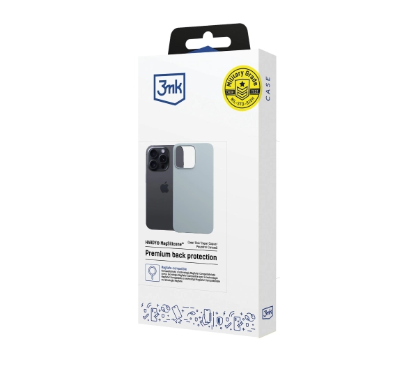 3mk Hardy MagSilicone Sierra Blue do iPhone 13 Pro Max Niebieski