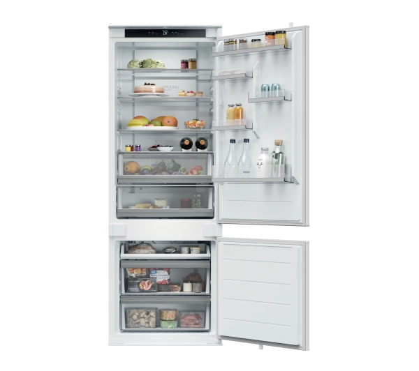 Lodówki do zabudowy - Haier HBQW5719E Pełny No Frost 193,5cm Kompresor inwerterowy Szuflady My Zone i Humidity Zone