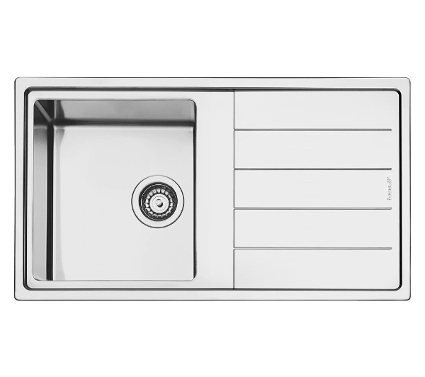 Zlewozmywaki kuchenne - Smeg LDR861-2 Stal szlachetna Stalowy
