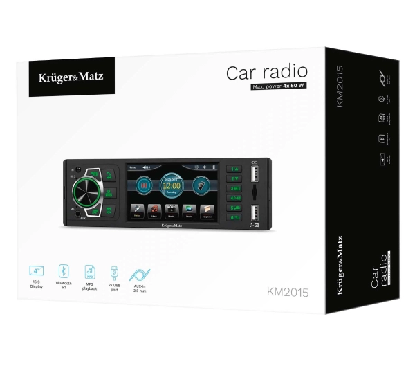 Kruger & Matz KM2015 z USB 4" 4x50W Bluetooth
