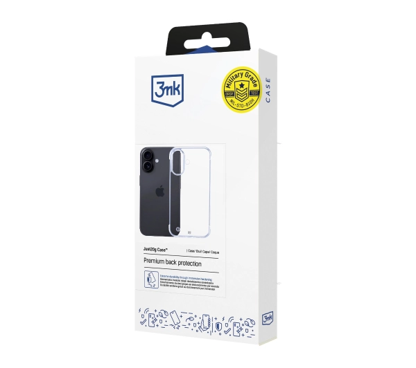 3mk Just20g Clear Case do iPhone 17