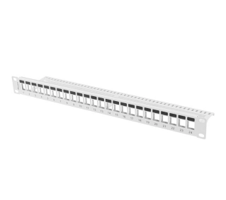 Lanberg PPKS-1024-S PUSTY 24 PORT 1U 19" Szary