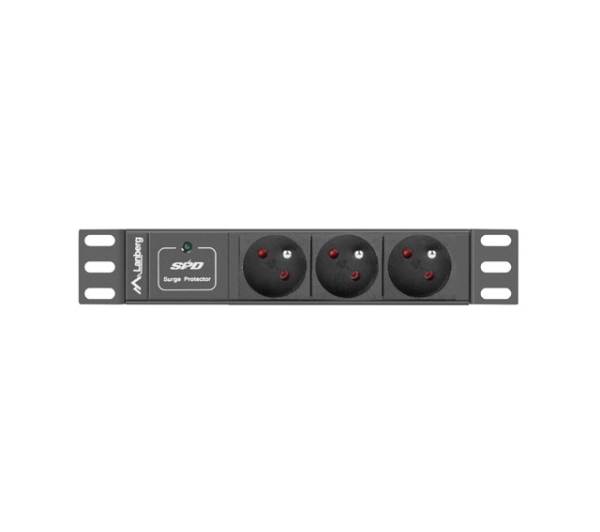Lanberg RACK PDU 1U 10A 3x230V 2m Czarny