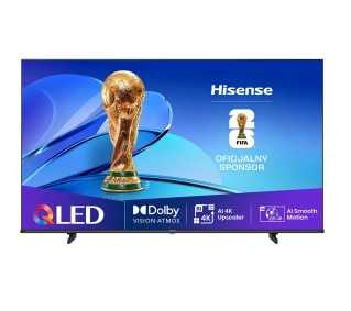 Hisense 43E7Q   43" QLED 4K Smart TV Funkcje AI Dolby Vision Dolby Atmos HDMI 2.1 DVB-T2 - Kup na Raty - RRSO 0%