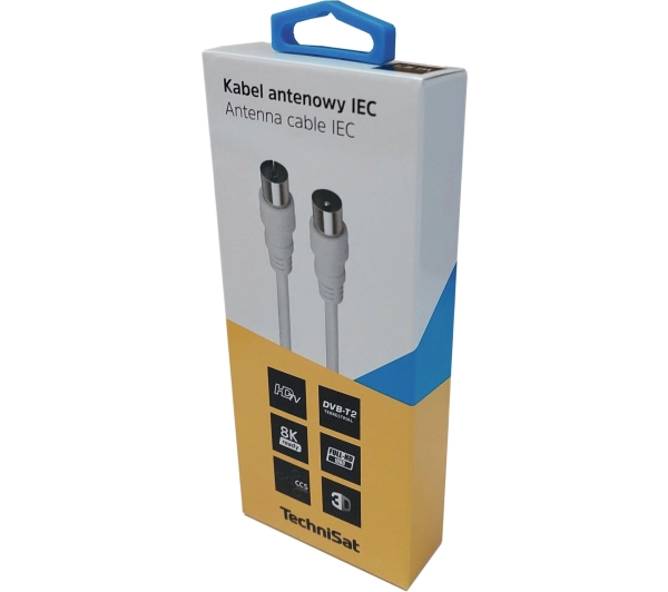 TechniSat 76-4830-05 5m Biały