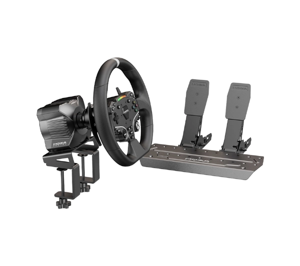 MOZA Racing R3 RS053 do PC Xbox Zestaw gamingowy (baza R3 + kierownica ES + pedały SRP-Lite + zaciski) - Kup na Raty - RRSO 0%