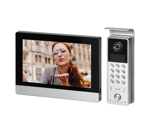 Domofony - Orno Ceres OR-VID-ME-1056FHD/B ekran dotykowy 8