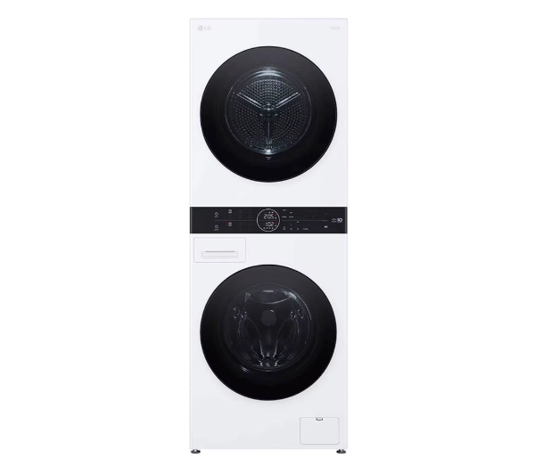 Zestawy pralka i suszarka - LG WashTower WT1210WWF 66cm 12kg/10kg Zdalne sterowanie