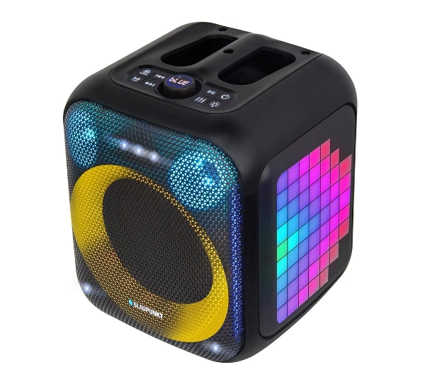 Blaupunkt Party Box PB6LED 40W Bluetooth Radio FM Mikrofon Karaoke Czarny