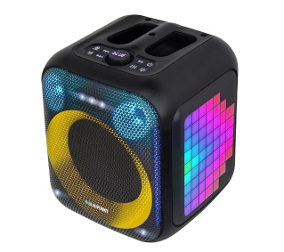 Blaupunkt Party Box PB6LED 40W Bluetooth Radio FM Mikrofon Karaoke Czarny - Kup na Raty - RRSO 0%