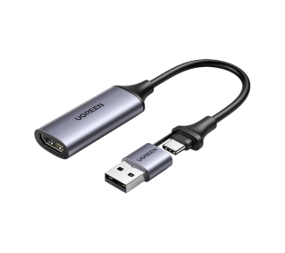 UGREEN CM489, Karta przechwytywania obrazu 4K 30Hz, USB + USB-C