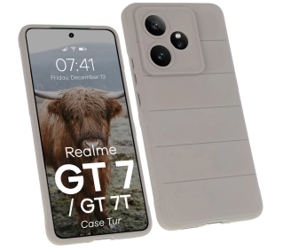 Bizon Tur do Realme GT 7 / Realme GT 7T Jasnoszary