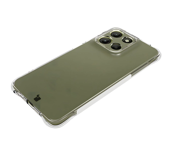 Bizon elastyczne etui Salpa + 2x szkło hartowane Clear Pack do Motorola Moto G15 / Motorola Moto G15 Power