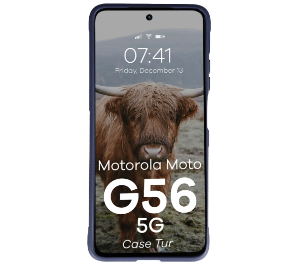Bizon Tur do Motorola Moto G56 5G Granatowy