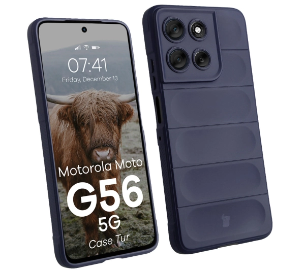 Bizon Tur do Motorola Moto G56 5G Granatowy