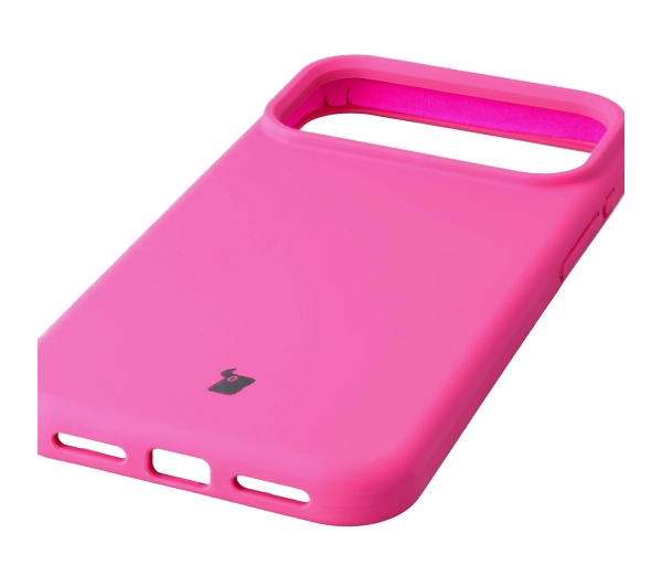 Bizon Silikonowe Soft do Apple iPhone 17 Pro Max Fuksja