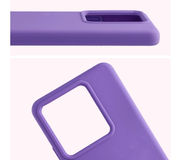 Bizon Soft do Realme GT 7 / Realme GT 7T Fioletowy