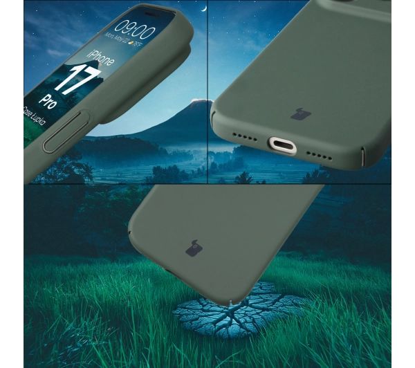 Bizon Łupka do Apple iPhone 17 Pro Zielony
