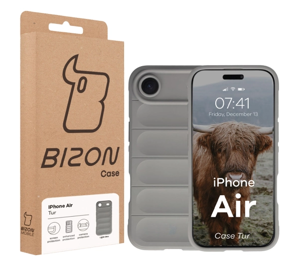 Bizon Tur do Apple iPhone Air Jasnoszary