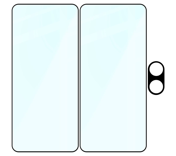 Bizon 2x szkło + szybka na aparat Edge 2 Pack do Xiaomi POCO X7 Pro