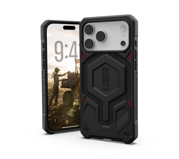 UAG Monarch Pro z MagSafe do iPhone 17 Pro Max Kevlar Black