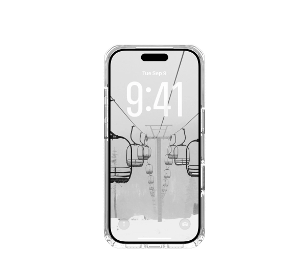 UAG Plyo z MagSafe do iPhone 17 Pro Ice Silver